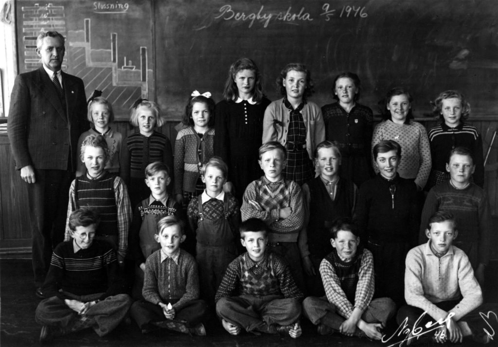 056. Klass 3-6. 9 maj 1946. Ur familjen Börjemalms arkiv.
© familjen Börjemalm.