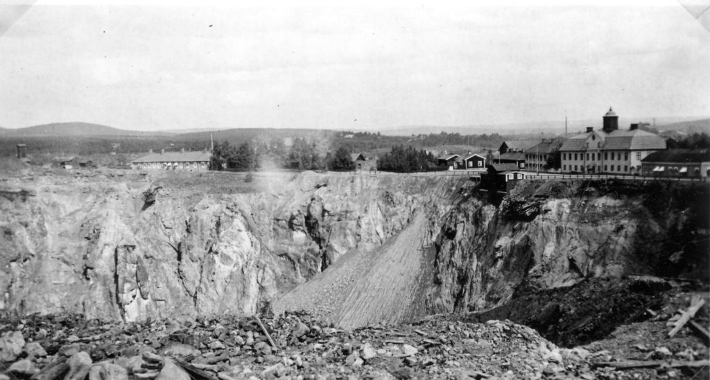 141. Falu gruva och museum 1937. Ur familjen Börjemalms arkiv.
© familjen Börjemalm.