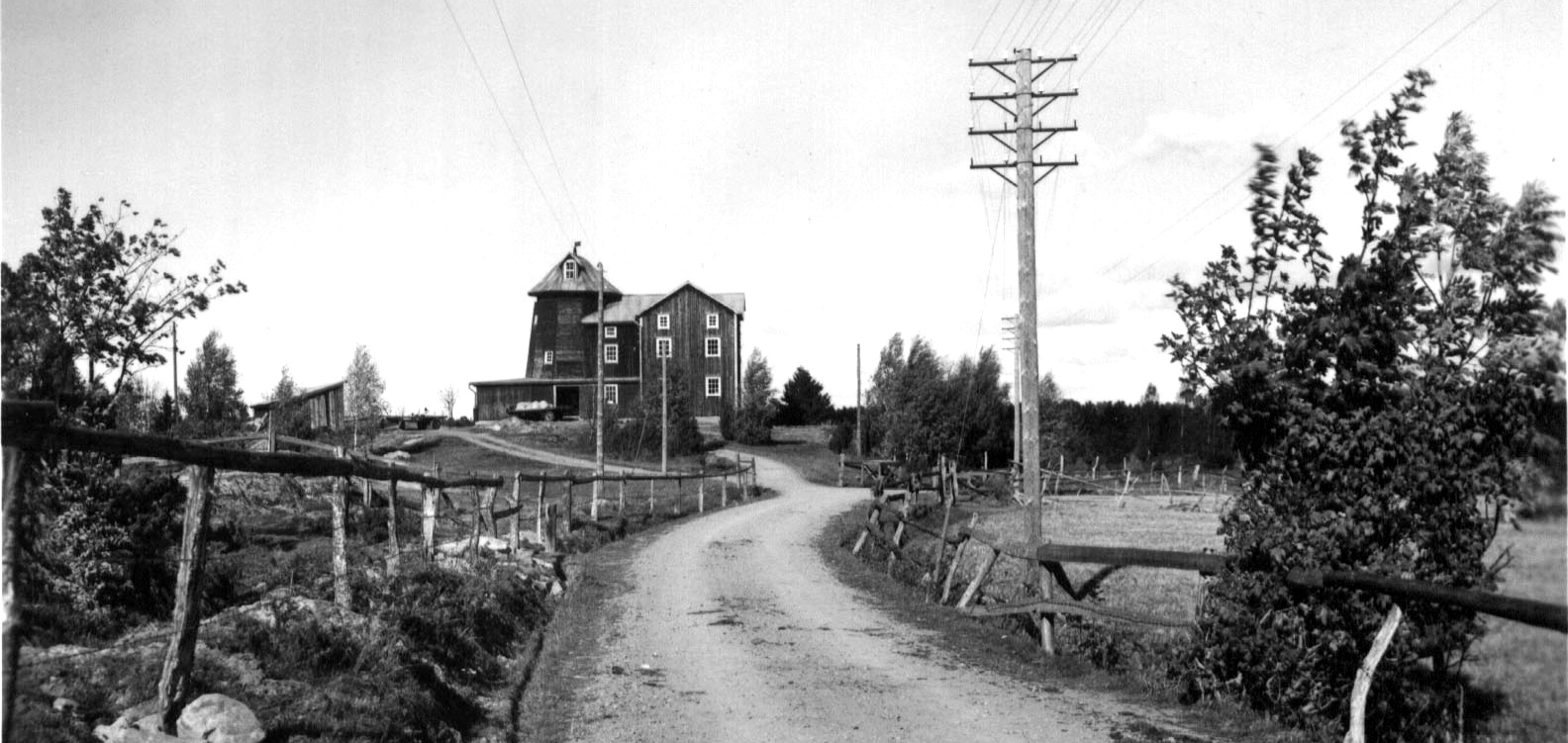 Bergby kvarn från söder