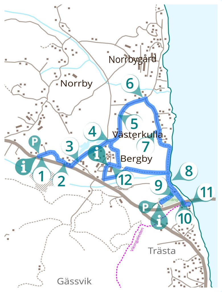 Karta / Map. Nr 1-12