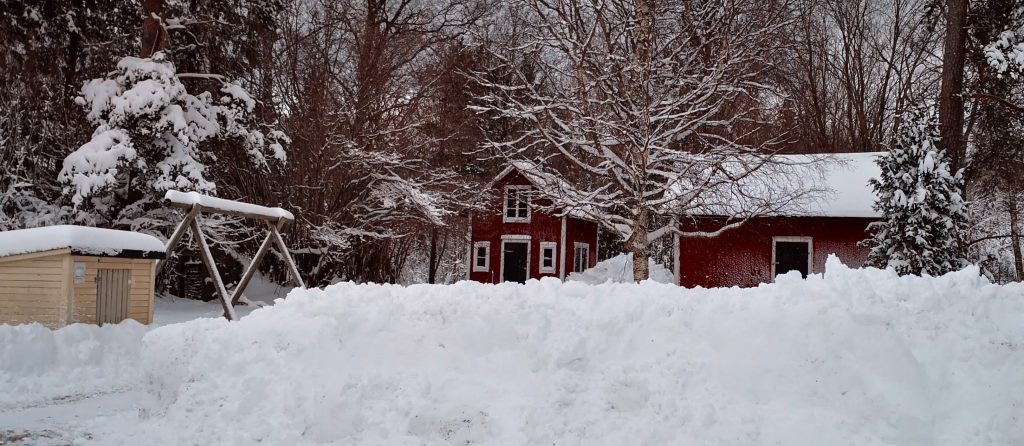 Loppisbodarna vid Bergby skolas bygdegård, 4 januari 2026.